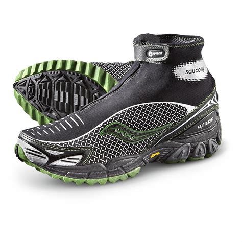 Men's Saucony® ProGrid™ Razor Waterproof Trail Running Shoes, Black ...