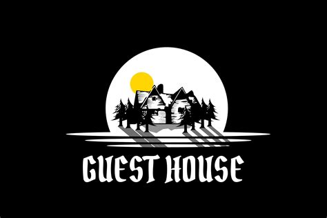 GUEST HOUSE Logo Design Grafica di Pliket Studio · Creative Fabrica