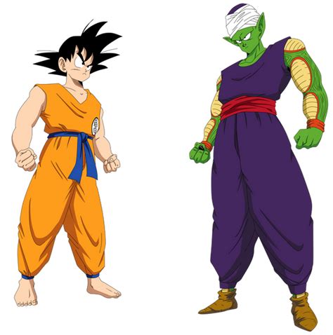 Goku vs Piccolo by ChibiDamZ on DeviantArt