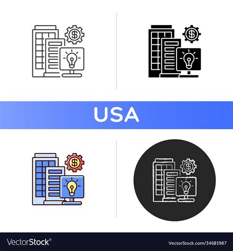 Silicon valley icon Royalty Free Vector Image - VectorStock