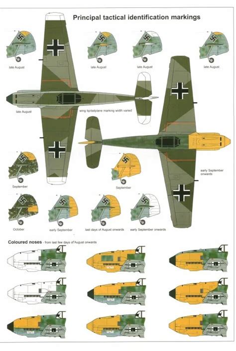 For-aero-modelers-messerschmitt-bf-109-e-camouflage-and-markings-1940 ...