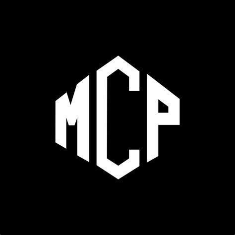 MCP letter logo design with polygon shape. MCP polygon and cube shape ...