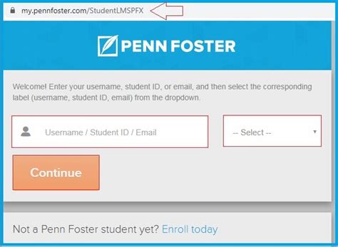 Penn Foster Student Login Portal My.pennfoster.com/Login/ 2023