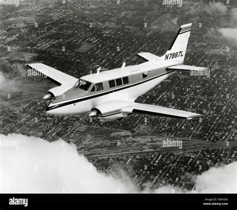 Beechcraft Queen Air A65 plane, 1960s Stock Photo - Alamy