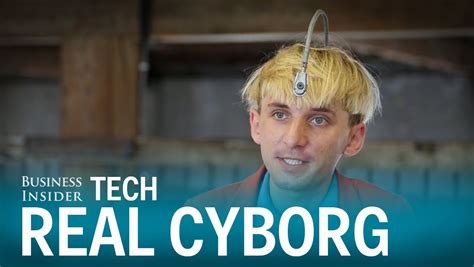 This real-life cyborg has an antenna implanted into his skull - YouTube