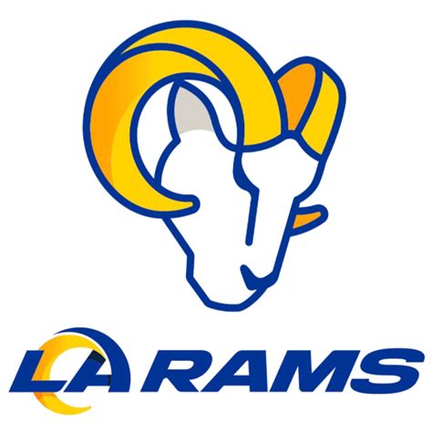 Los Angeles Rams Logo 2020-Present} | Los angeles rams logo, Nfl logo ...