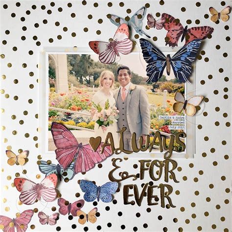 Wedding Scrapbook Page Layout Ideas | LoveCrafts