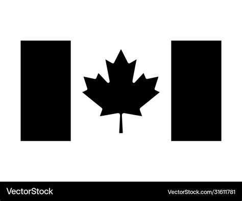 Black Canadian Leaf