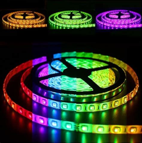 Remote Controlled RGB LED Strip Light 5m - 123 LED Lighting