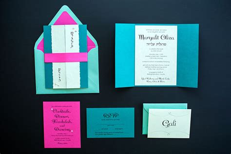 Custom Bat Mitzvah Invitations: Pretty in Pink