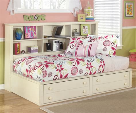 Cottage Retreat Twin Bookcase Bed with Footboard Storage $744.00 ...