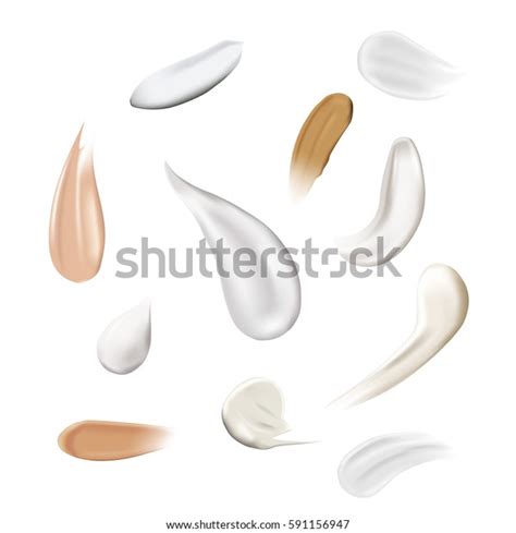 Vector Cream Isolated On White Background Stock Vector (Royalty Free ...