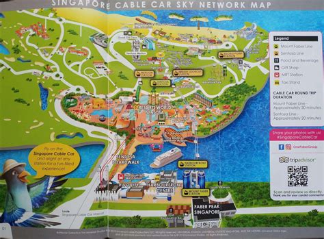 Sentosa Cable Car Map