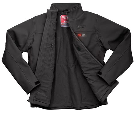 MILWAUKEE Heated Jacket, 3XL, Mens, 20" L, Black - 506H78|202B-213X 48 ...