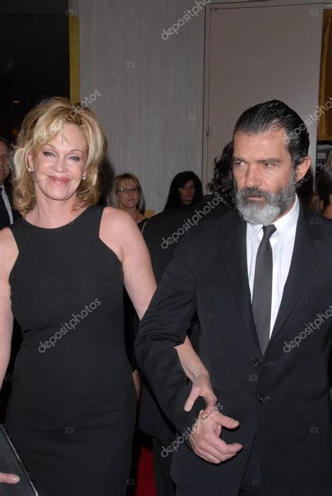 Melanie Griffith and Antonio Banderas at the 24th Genesis Awards ...