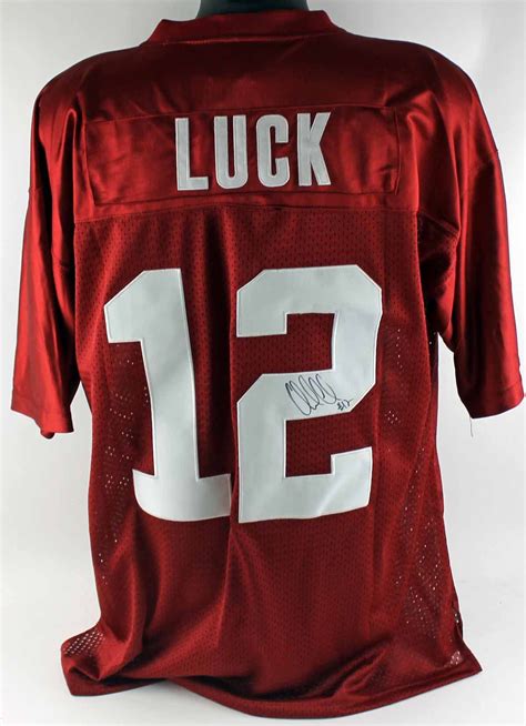 Lot Detail - Andrew Luck Signed Stanford College Model Jersey