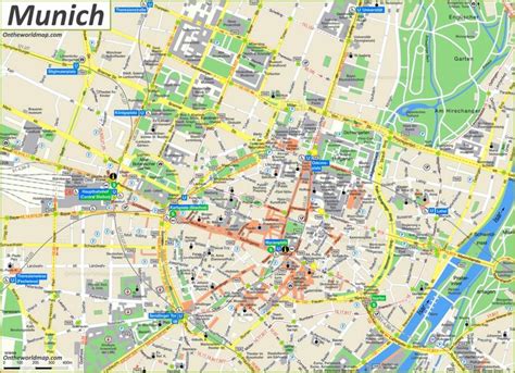 Munich Germany On World Map