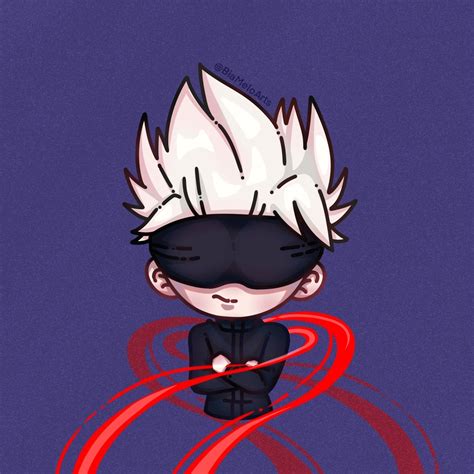 Gojo Satoru chibi ver 👌 jujutsu kaisen. : r/fanart