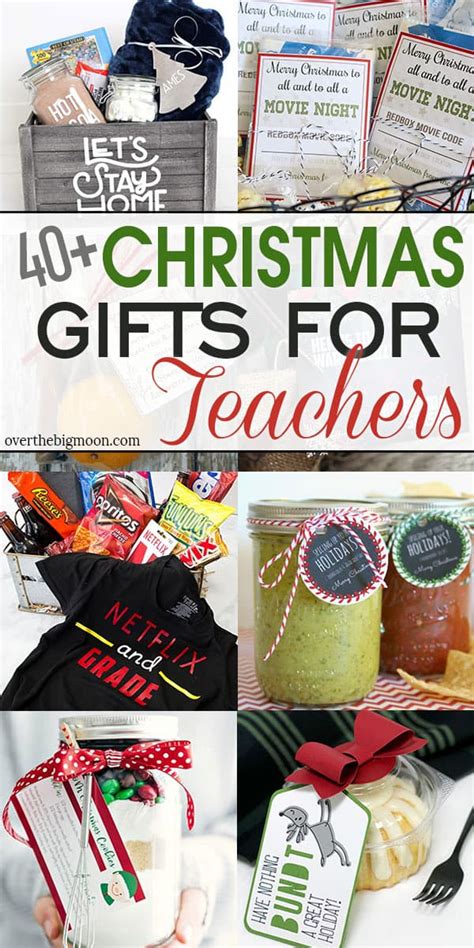 40+ Easy Christmas Gifts For Teachers - Over The Big Moon