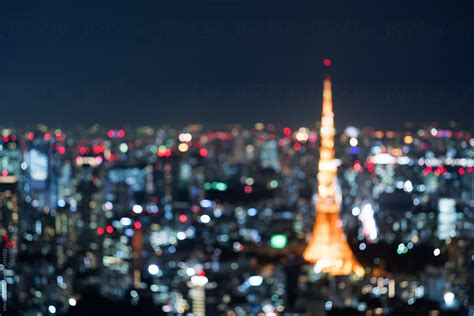 «Japan Tokyo Skyline Night View» del colaborador de Stocksy «Rein Cheng ...