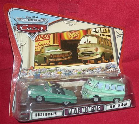 Buy Disney Pixar Cars World Of Cars Movie Moments 2-Pack - Rusty Rust ...