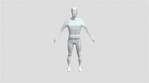 Lowpoly Basic Human Rigged In Blender 3D Model | ubicaciondepersonas ...