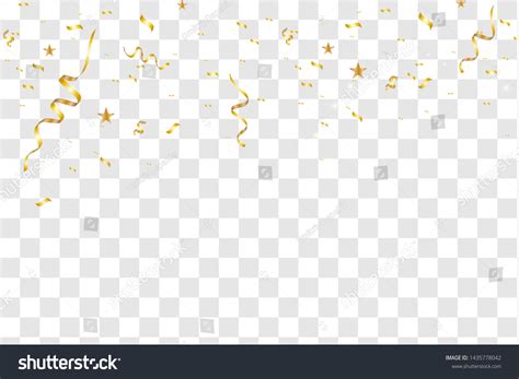 Celebration Background Gold Confetti Gold Glitter Stock Vector (Royalty ...