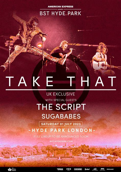 Take That to headline BST Hyde Park 2023 - showbizztoday