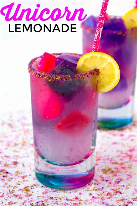 Unicorn Lemonade | Recipe | Lemonade drinks, Birthday drinks, Kid drinks