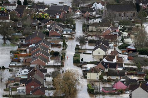 UK Flooding Crisis: Aerial Photos of the Somerset Levels