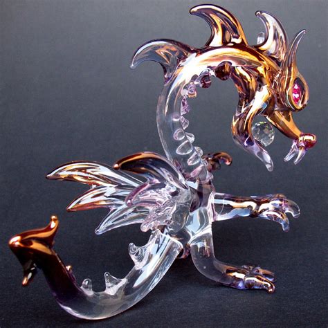 Hand Blown Glass Dragon Classic - Prochaska Gallery