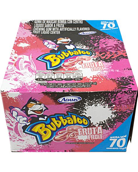 Adams Bubbaloo Gum with Liquid Center (Fruit Flavor) | A Little Taste