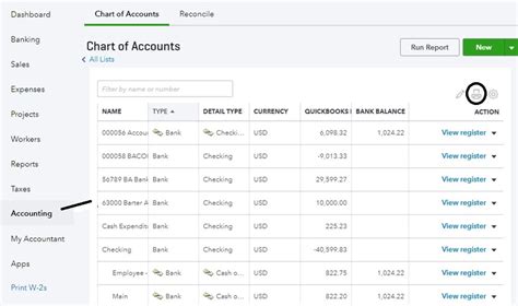 How to Print Chart of Accounts in QuickBooks Online?