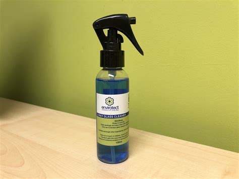 A specially formulated glass cleaner for lead glass - Envirotect Ltd