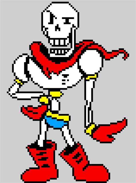 Undertale Pixel Art Sprite Artist Drawing Papyrus Pixel Artist | Hot ...