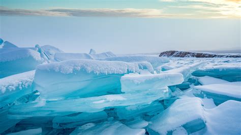 Download Snow Sky Winter Nature Ice 4k Ultra HD Wallpaper