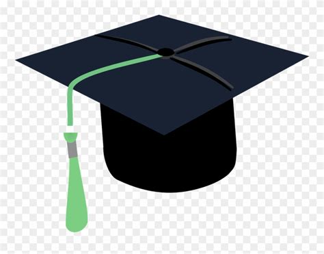 Graduation Cap With Green Tassel Clipart (#190986) - PinClipart