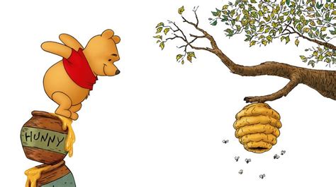 Pooh, Winnie the pooh, Tree branches