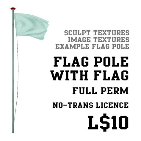 Second Life Marketplace - Sculpted Flag (Full Perm)