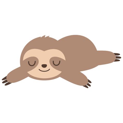 Sloth Sleeping SVG | Cute Sloth Svg | Baby Sloth Svg Logo | Sloth ...