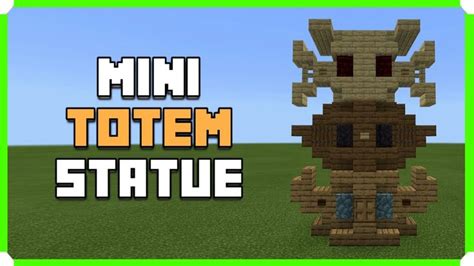 How To Build A Mini Totem Statue [Minecraft Bedrock Edition] | Totem ...