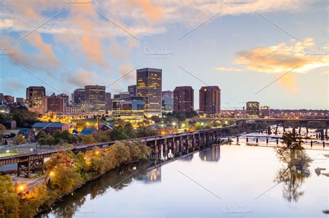 Downtown richmond virginia skyline stock photo containing virginia and ...