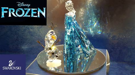 Disney Frozen Elsa and Olaf Swarovski crystal, Crafted in sparkling ...