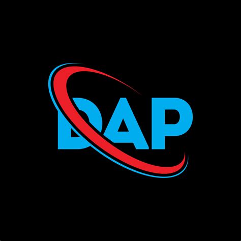 logotipo de dap. letra dap. diseño del logotipo de la letra dap ...