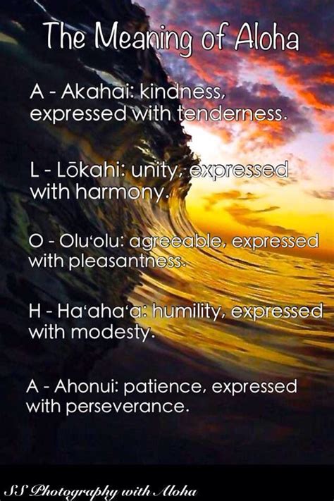 Meaning of Aloha Hawaiian Words And Meanings, Hawaiian Phrases ...