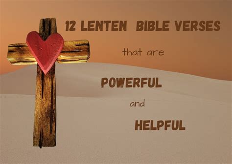 12 Lenten Bible Verses that are Powerful and Helpful