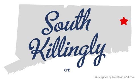 Map of South Killingly, CT, Connecticut