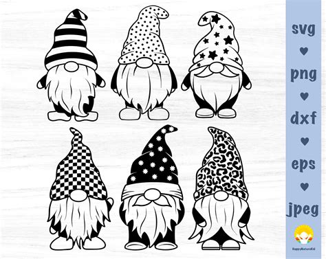 Gnome Svg, Gnomes Svg, Gnomes Cut File, Cute Gnomes, Cheetah Print Svg ...