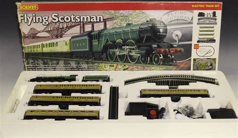 A Hornby gauge OO No. R1039 Flying Scotsman train set, comprising 4-6-2 ...