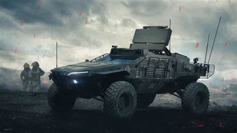 ArtStation - Fire Proximity Vehicle, Nick Foreman | Futuristic cars ...